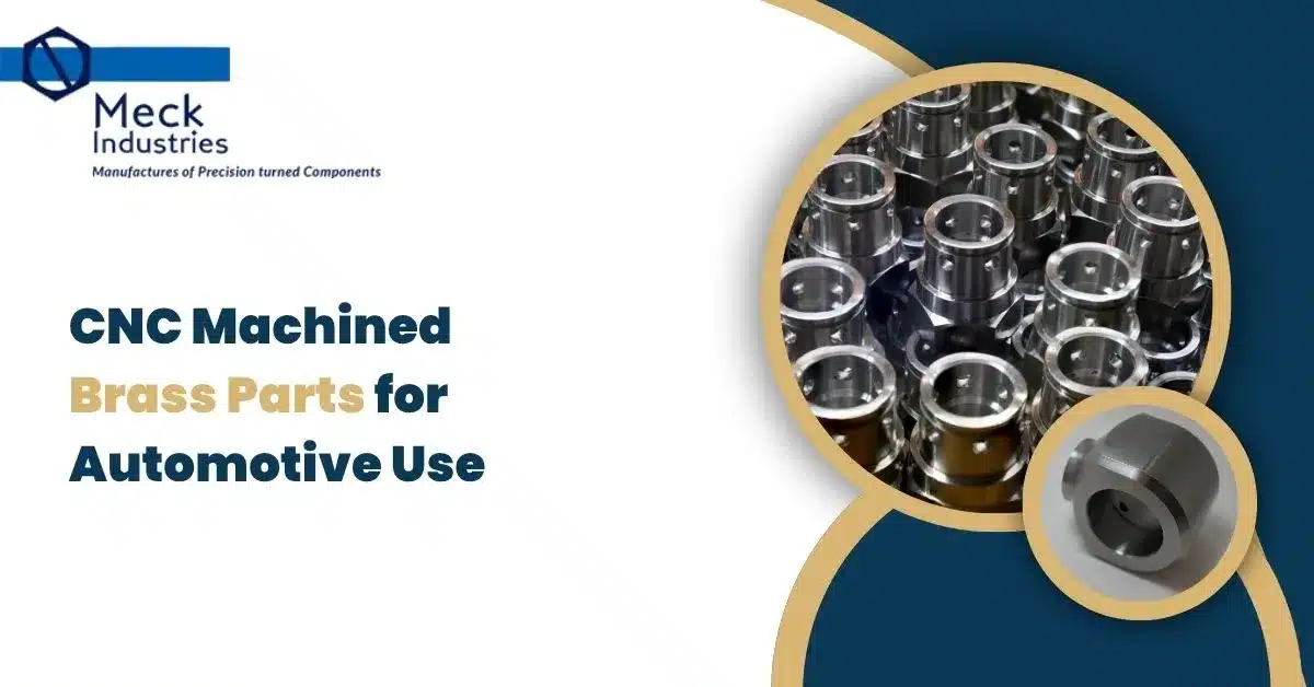 CNC Machined Brass Parts For Automotive Use
